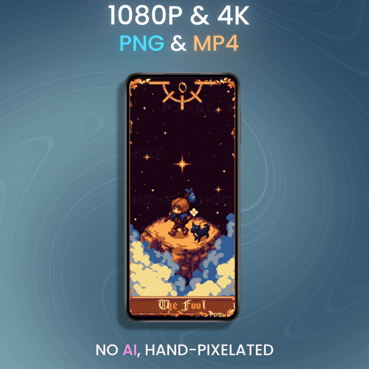 'The Fool' Tarot Animated Wallpapers (MP4, PNG)