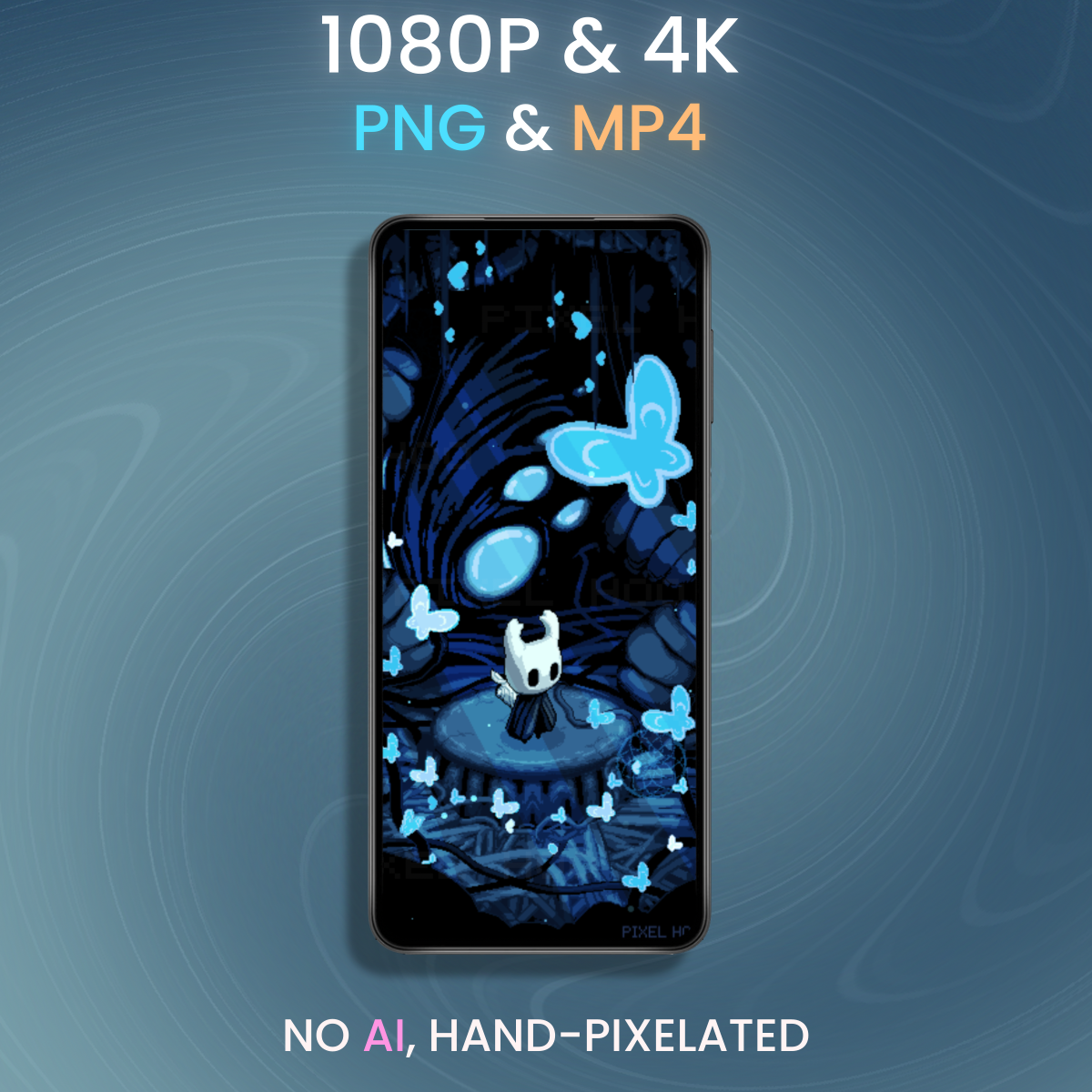 Lifeblood Pixel Art Knight Wallpaper – Hollow Knight | 4K & 1080p for Mobile Only