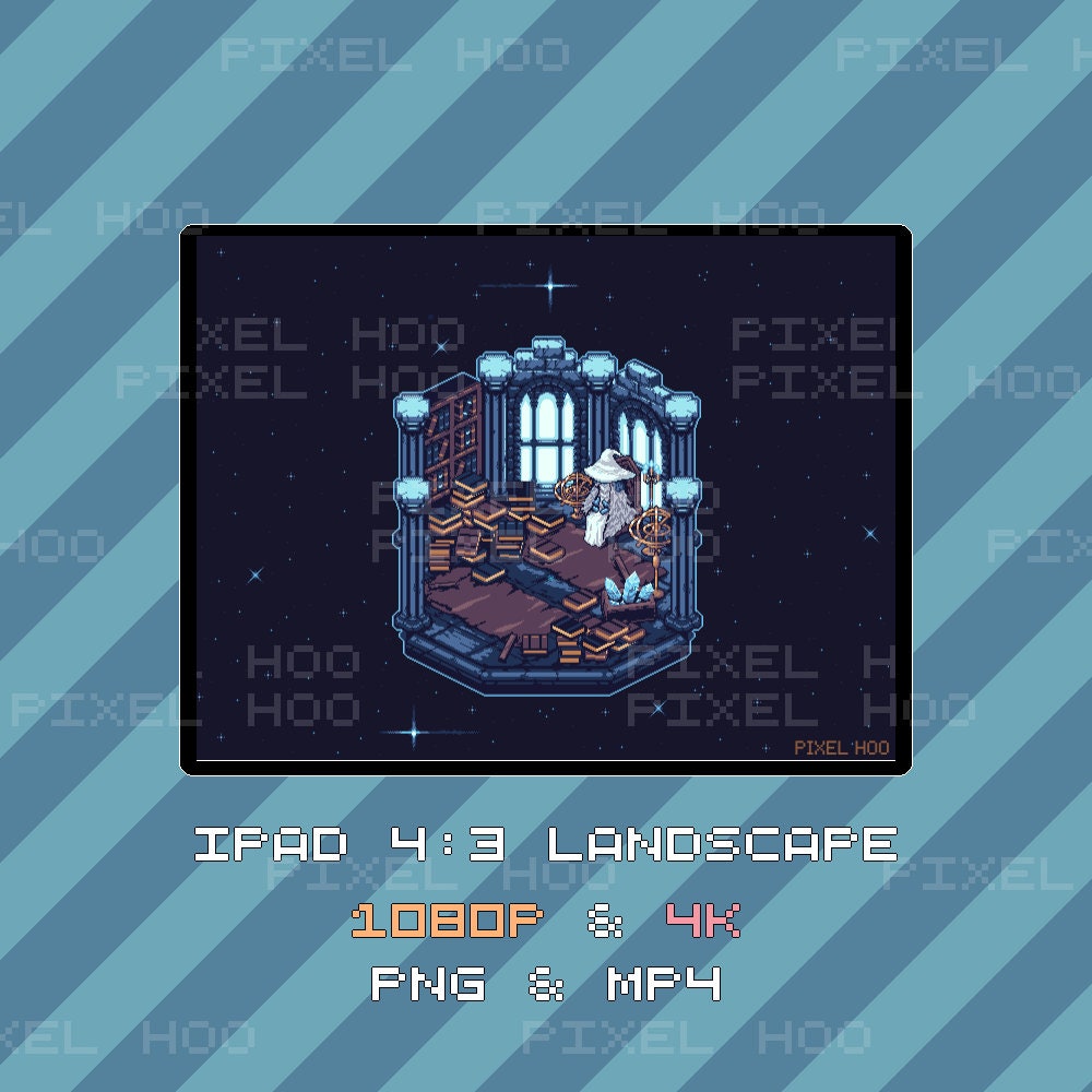 Animated Pixel Art Ranni the Witch Wallpaper – Elden Ring | 4K & 1080p for Desktop, Mobile, Tablet, Ultrawide